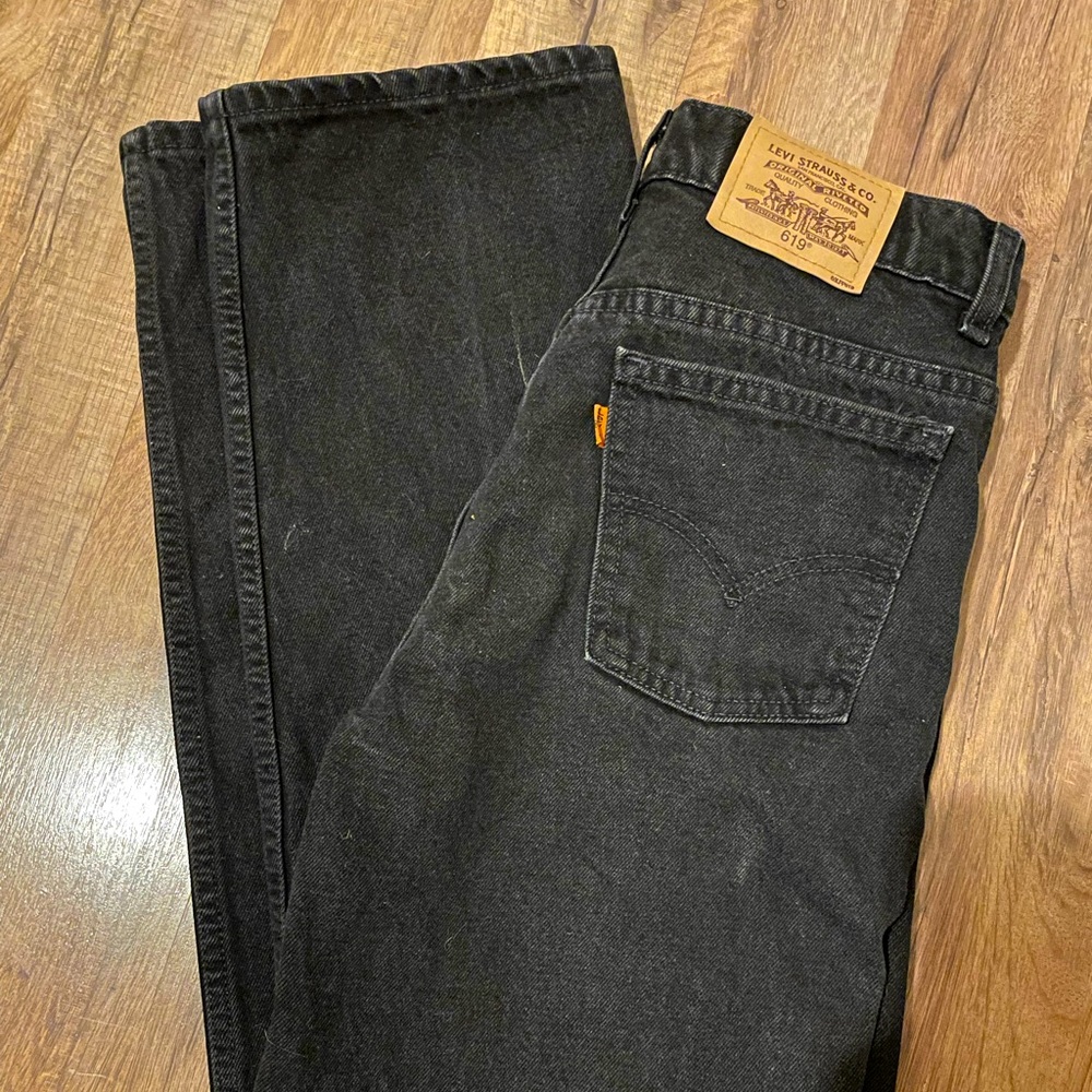 VINTAGE 80’s Levi’s Jeans 619 Orange Tab